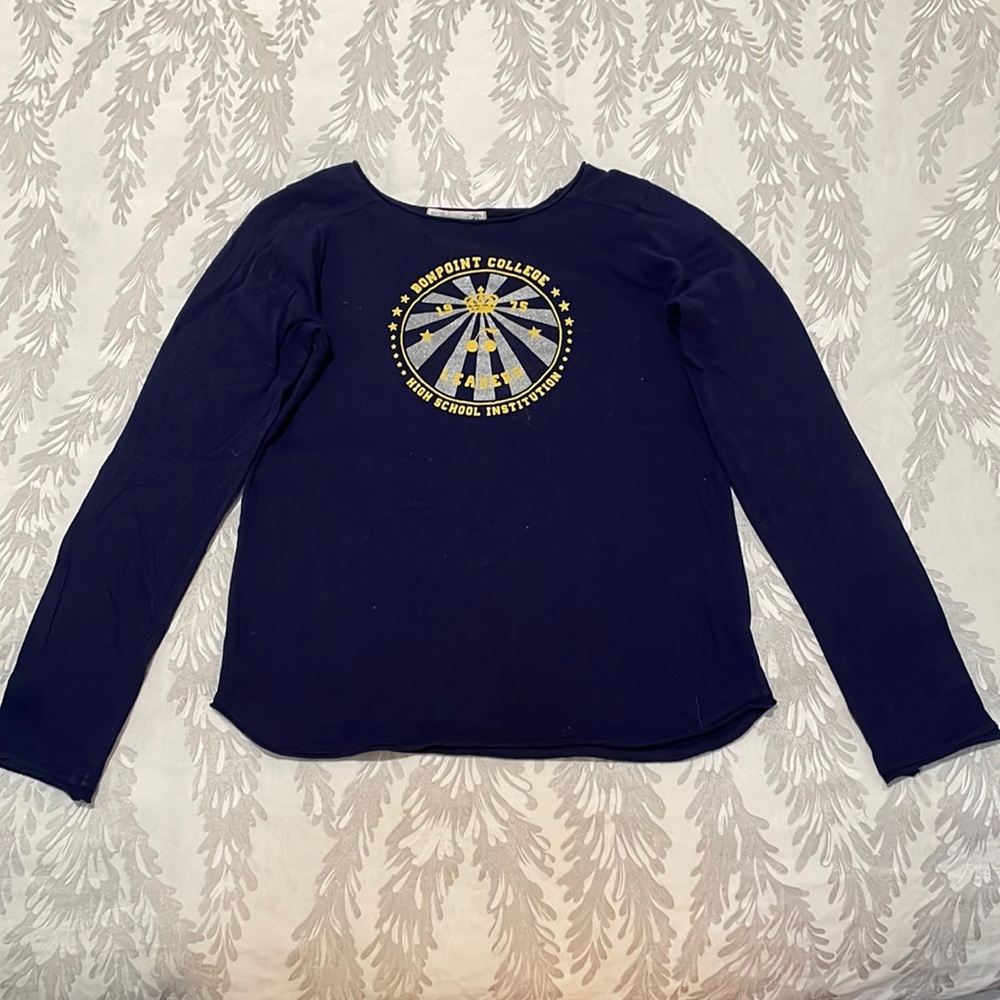 Bonpoint T-shirt navy size 8